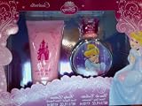 Princess Cinderella 2 Piece Gift Set (3.4 oz. Eau De Toilette Spray + 5.1 oz. Body Lotion) Girl By Disney