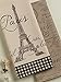 Dish Towels - Set of 2 -Paris,Eiffel Tower, Fleur de Lis, & Postmark Design