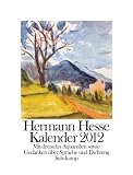 Kalender 2012: Mit 13 Aquarellen - Hermann Hesse