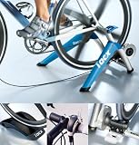 Tacx Satori High Power Folding Magnetic Trainer with Gelsoft Roller Blue
