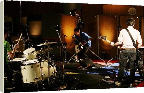 Box Canvas Print of Keane 3D broadcast – London from Press Association Images