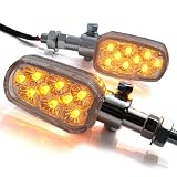 18 LED Motorcycle Cruiser Polished Rear Indicators Turn Signals Light For Honda CBR... by Astra Security