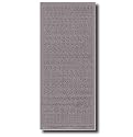 Konturensticker Zahlen 815 Silber