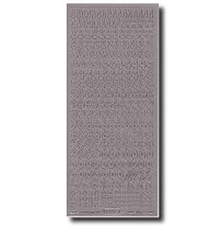 Konturensticker Zahlen 815 Silber