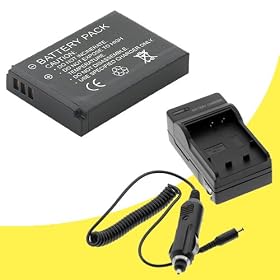 NB5L Lithium Ion Replacement Battery w/Charger for Canon PowerShot S100, SD700 IS, SD790 IS, SD800 IS, SD850 IS, SD870 IS, SD880 IS, SD890 IS, SD900, SD950 IS, SD970 IS, SD990 IS, SX200 HS, SX210, SX220 HS, SX230 HS Digital Cameras