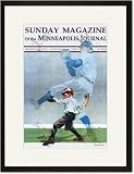 Black Framed/Matted Print 17x23, Sunday Magazine of the Minneapolis Journal: Some Day