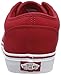 Vans Men's Low-Top Sneakers, Canvas Red White, 10.5