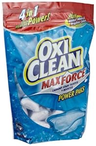 OxiClean 84519 Max Force Power Paks Laundry Stain Fighter and Booster 30-Count Pack (Case of 4)
