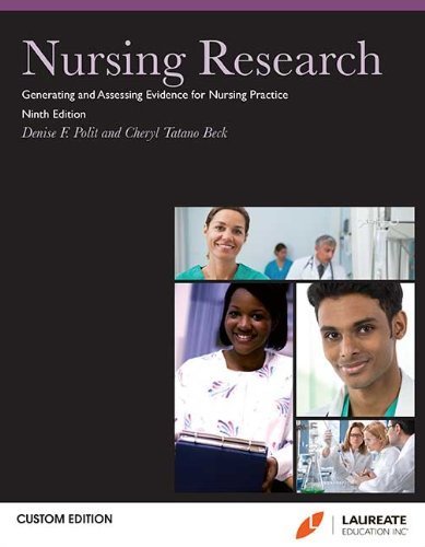 Nursing Research: Generating and Assessing Evidence for Nursing Practice 9th Ed, Softcover, by D. F & Beck, C. T. Polit (2008-01-01)