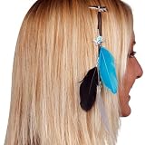 Detroit Lions Fan Feather Hair Clip