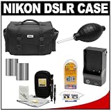 51 SnnBzdHL. SL160  Nikon 5874 Digital SLR Camera Case   Gadget Bag with  EN EL3e Batteries + Charger + Accessory Kit for D700, D300, D300s, D200, D90, D80 & D50