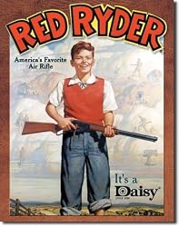 Daisy Red Ryder Metal Tin Sign 12.5"W x 16.5"H