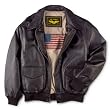 Men's Air Force A-2 Flight Leather Bomber Jacket