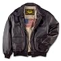Men's Air Force A-2 Flight Leather Bomber Jacket