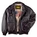 Men`s Air Force A-2 Flight Leather Bomber Jacket