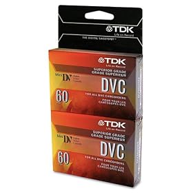 TDK - Superior Grade DVC Camcorder Videotape Cassette, 60 Minutes, 2/Pack - Sold As 1 Pack - Dual-layer tape coating.