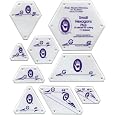 Perfect Patchwork Template Set G, Small Hexagon Set, Package of Nine