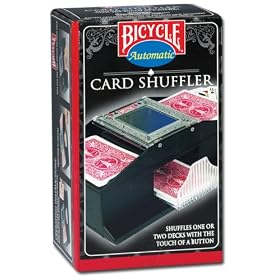 Click here to buy Bicycle 1-2 Deck Card Shuffler.