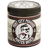 Port City Pomade Water Based Medium Hold Pomade - Perfect Gift for Him! Unorthodox All-Natural Hair Styling Pomade for Men (4 ounce)