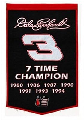 Dale Earnhardt Sr NASCAR 36x24" Dynasty Wool Banner