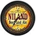 Niland 's Beer and Ale Black Cascading Pub Style Wall Clock