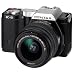 Pentax K-01 Compact System Camera with 18-55mm Lens Kit - Black