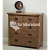 Rustic Solid Oak 3+2 Drawer Chest