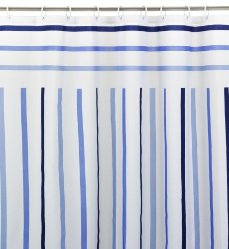 Parallel Line Stripe Shower Curtain
