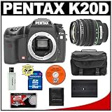 Pentax K20D Digital SLR Camera with 18-55mm f/3.5-5.6AL II SMC DA Zoom Lens + 16GB Card + D-LI50 Battery + Case + Cameta Bonus Accessory Kit