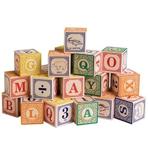 Italian Alphabet ABC Blocks by Uncle Goose