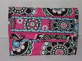 Vera Bradley Euro Wallet in Cupcake Pink Tri-fold