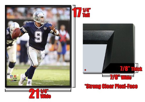 Framed Tony Romo Dallas Cowboys Nfl Photo FrKe19408