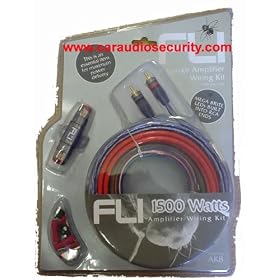 FLI Audio AK10 10 AWG Gauge 1000w 1000 Watts Car Amp Amplifier Wiring Kit