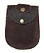 Leather Car /Bike Key Case, Remote key leather pouch with belt loop ( Rustic brown)