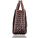 Pijushi 22201 Classic Ladies Crocodile Embossed Leather Satchel Bag Women's Top-handle Handbags