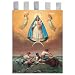Church Banner - Our Lady of Charity - Cotton Canvas with Archival Inks and UV Coating - Border Rings for Rod Hanging. Print Size 24"x36"
