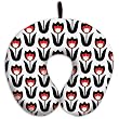 Tulips Novelty Print Neck Pillow - Don't lose your pillow anymore