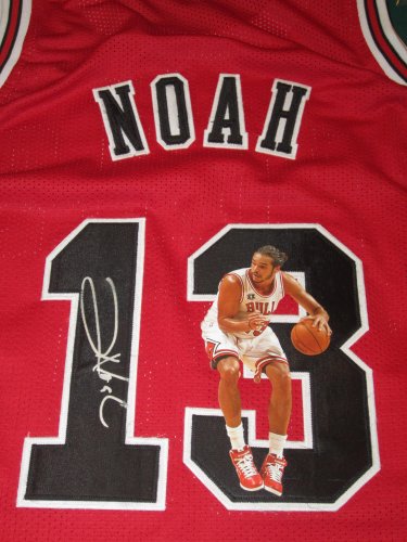 Joakim Noah Signed Autographed Chicago Bulls Jersey Authentic Certified Coa