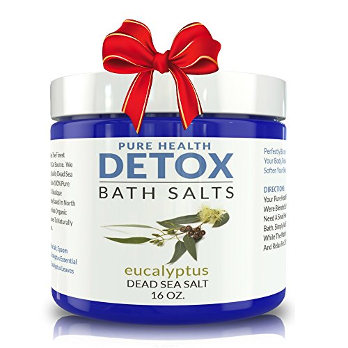 Detox Bath Salt Soak. Relaxing All-Natural Mineral Blend of Dead Sea and Epsom Salts Plus Coconut Oil and Organic Eucalyptus. Helps Cleanse Your Body and Relax Your Muscles. 16 oz. Detox Bath Salt Soak. Relaxing All-Natural Mineral Blend of Dead Sea and Epsom Salts Plus Coconut Oil and Organic Eucalyptus. Helps Cleanse Your Body and Relax Your Muscles. 16 oz.