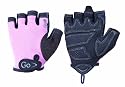 GoFit GF-PTACP-MED Women's Pearl Tac Weightlifting Gloves With Interactive 12-Week Training Cd-Rom, Medium (Pink)