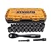 DEWALT Impact Socket Set, 23-Piece, 3/8