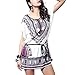 DJT Women's Batwing Sleeve Casual Tunic Dress Tops