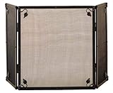 Stone County Leaf Triple Panel Fireplace Screen