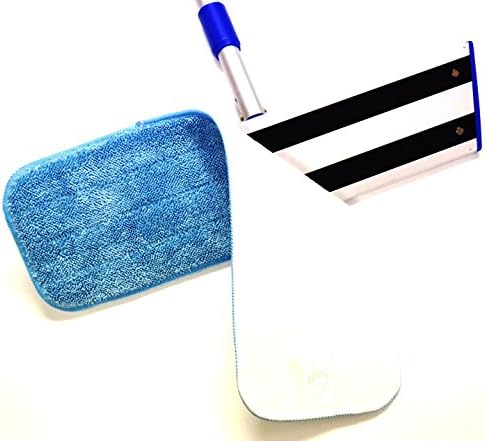 2-pack Microfiber Mop Pads 18" Wet/Dry Washable for Domestic/Commercial Application. Work great on all hard surfaces! Top quality, EXCLUSIVELY from Wellness Cleaning Supply.