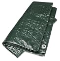 Gelert Ripstop Groundsheet - Dark Green, 6X6ft