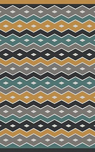 Surya Aimee Wilder NTV7003-3353 Hand Woven Geometric Accent Rug, 3-Feet 3-Inch by 5-Feet 3-Inch, Gray/Gold/Teal/Navy/Sea Foam