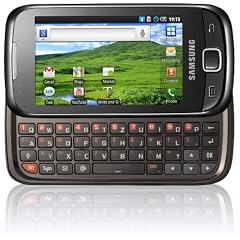Samsung Galaxy 551 Smartphone (8,1 cm (3,2 Zoll) Touchscreen und QWERTZ-Tastatur, 3 Megapixel Kamera) ebony-black