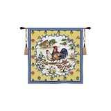 Review   / Country Roosters Wall Hanging - 53 x 53 Wall Hanging