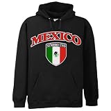 Mexico Flag Crest Hoodie, Mexican Numero Uno Sweater, International Soccer Sweatshirts (Many Colors Available)