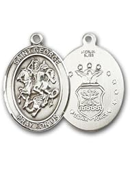 Sterling Silver St. George Air Force Medal
